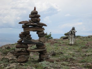 Inugg w/ distant clouds