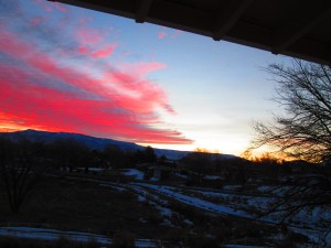 brooding red skies @ sunrise